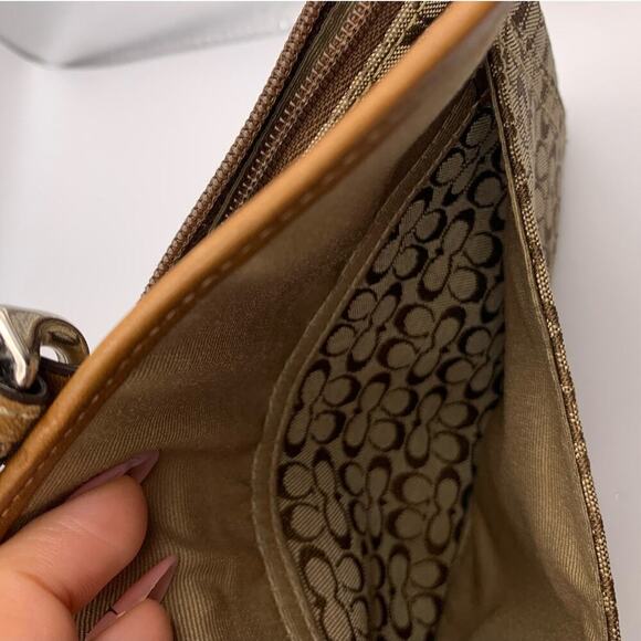 COACH Brown Wristlet - Picture 8 of 11